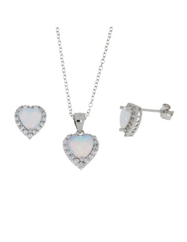 Natural Created Opal Jewelry sets Sterling Silver 2 - 3 jours ouvrés.