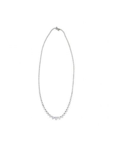 Lab Grown Diamond Choker Necklace 14KT White Gold acheter en ligne