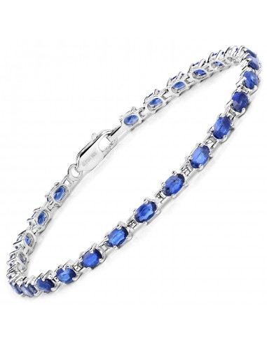 8.00 Carat Genuine Kyanite .925 Sterling Silver Bracelet livraison et retour toujours gratuits