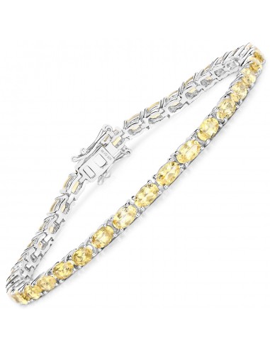 14.40 Carat Genuine Citrine .925 Sterling Silver Bracelet pas cheres