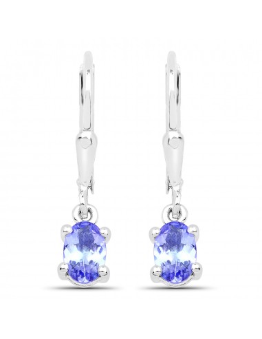 0.88 Carat Genuine Tanzanite .925 Sterling Silver Earrings prix pour 