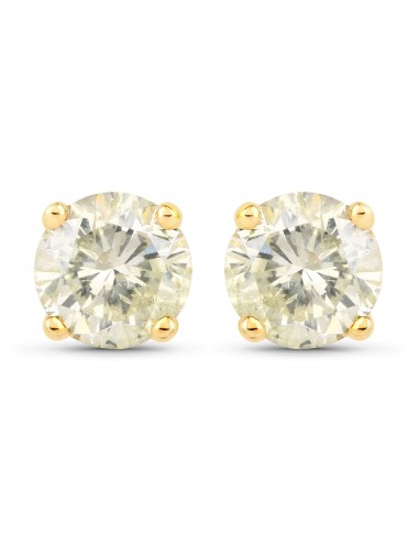 1.24 Carat Genuine LB Diamond 14K Yellow Gold Earrings online