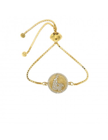 18k Yellow Gold Pave Diamond Meditation Charm Bracelet votre