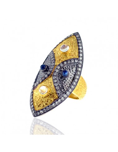 Gemstone Diamond 14k Gold 925 Sterling Silver Marquise Shape Ring Jewelry livraison et retour toujours gratuits