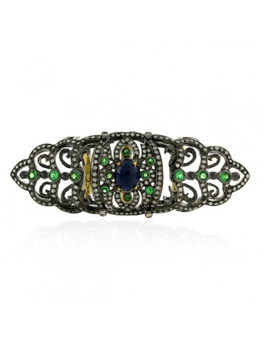 Pave Diamond & Gemstone Knuckle Ring 18k Gold 925 Sterling Silver Jewelry Toutes les collections ici