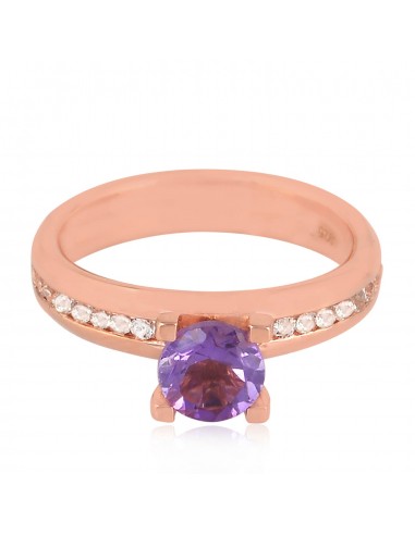 Studded Topaz Amethyst Designer Ring 925 Sterling Silver Jewelry For Gift JUSQU'A -70%! 