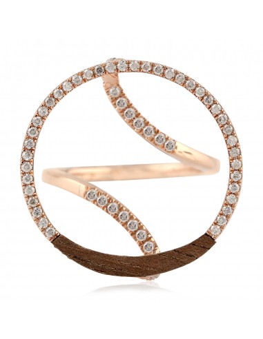 Pave Diamond Statement Ring 14k Rose Gold Women Fine Jewelry Profitez des Offres !